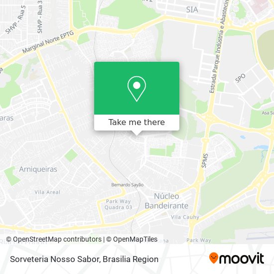 Sorveteria Nosso Sabor map