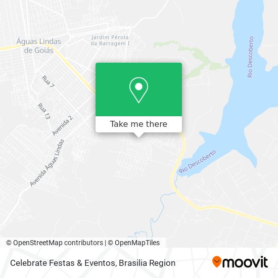 Celebrate Festas & Eventos map