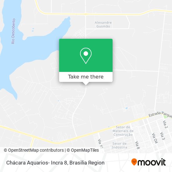 Chácara Aquarios- Incra 8 map