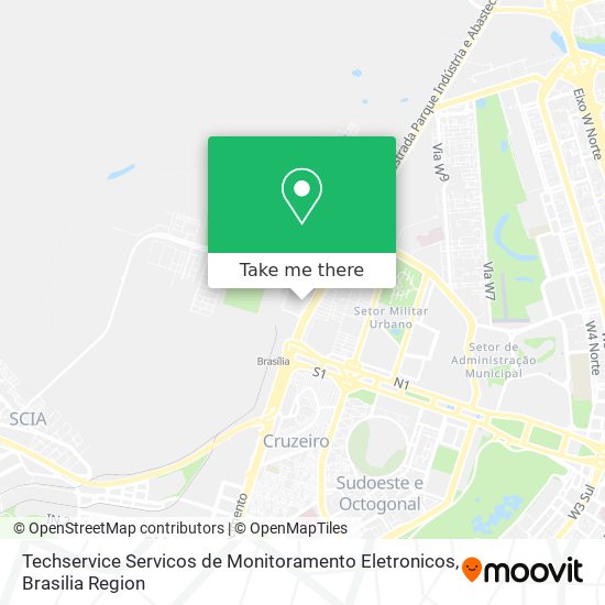 Techservice Servicos de Monitoramento Eletronicos map