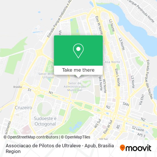 Mapa Associacao de Pilotos de Ultraleve - Apub