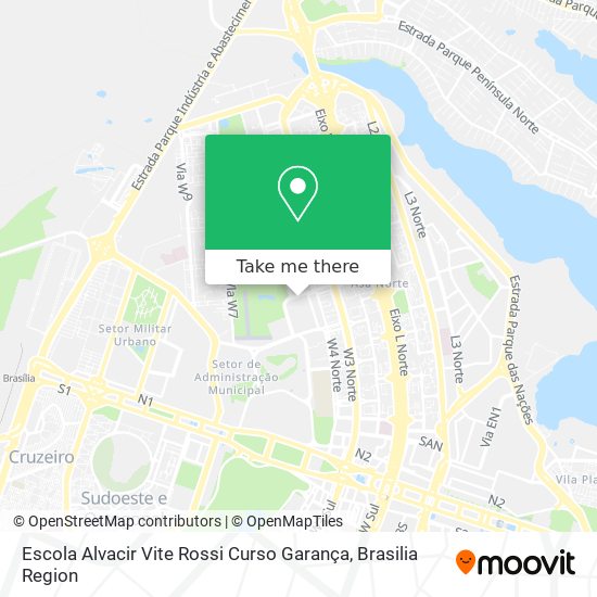 Escola Alvacir Vite Rossi Curso Garança map