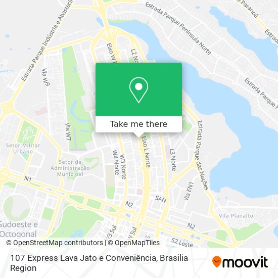 107 Express Lava Jato e Conveniência map