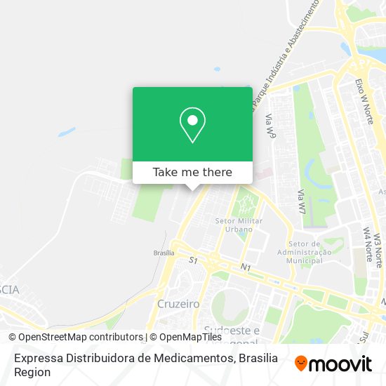 Expressa Distribuidora de Medicamentos map