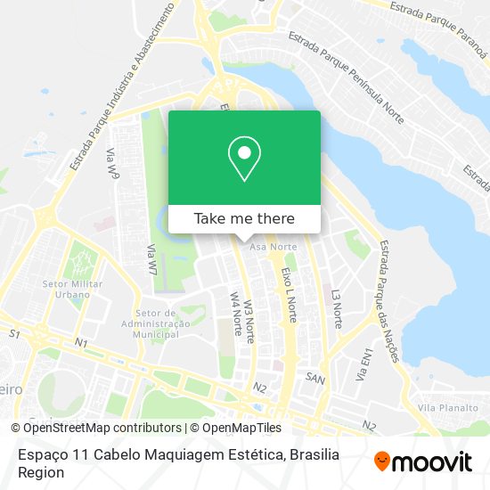 Espaço 11 Cabelo Maquiagem Estética map