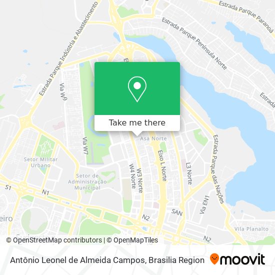 Antônio Leonel de Almeida Campos map