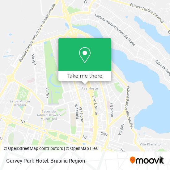 Garvey Park Hotel map