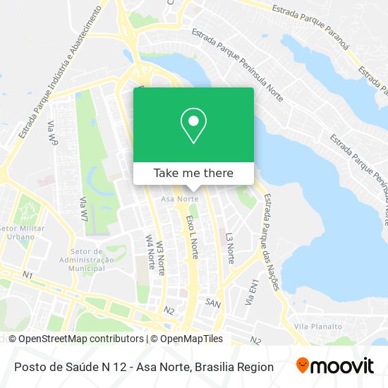 Posto de Saúde N 12 - Asa Norte map