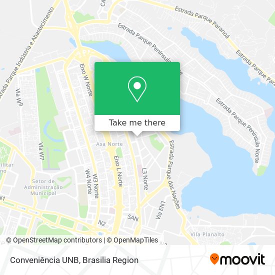 Mapa Conveniência UNB