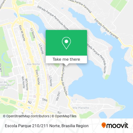 Escola Parque 210/211 Norte map