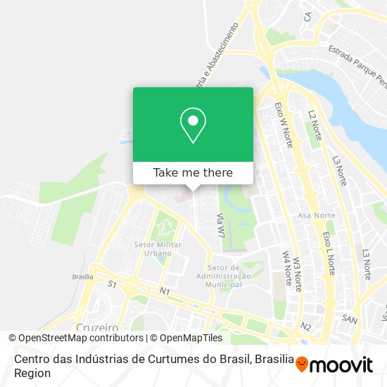 Centro das Indústrias de Curtumes do Brasil map