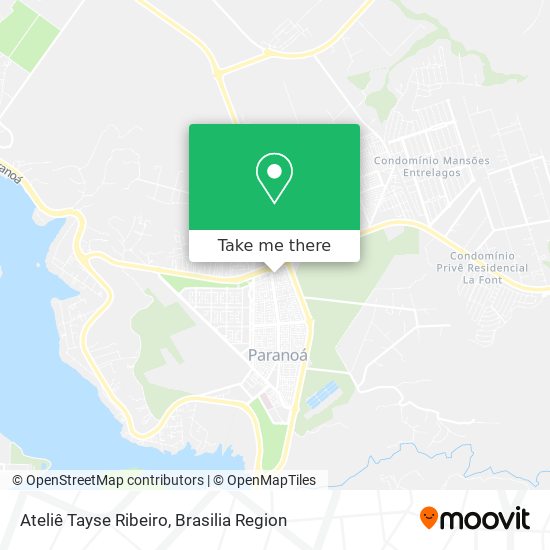 Ateliê Tayse Ribeiro map