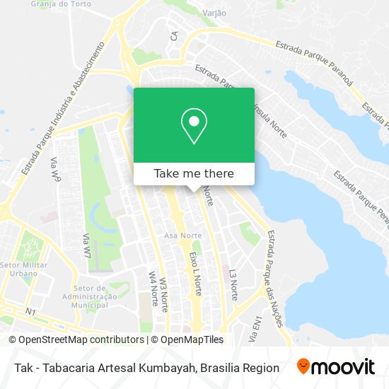 Tak - Tabacaria Artesal Kumbayah map