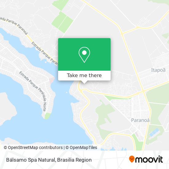 Bálsamo Spa Natural map