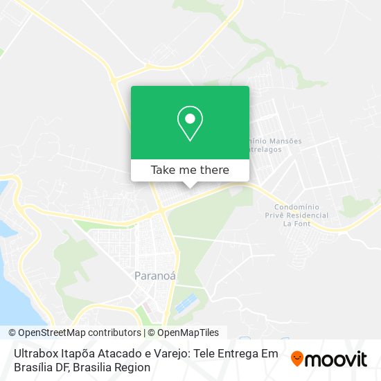 Ultrabox Itapõa Atacado e Varejo: Tele Entrega Em Brasília DF map