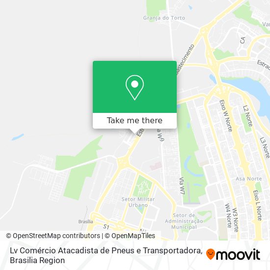 Lv Comércio Atacadista de Pneus e Transportadora map