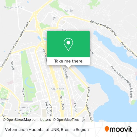 Veterinarian Hospital of UNB map