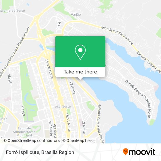 Forró Ispilicute map