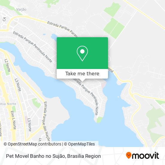 Pet Movel Banho no Sujão map