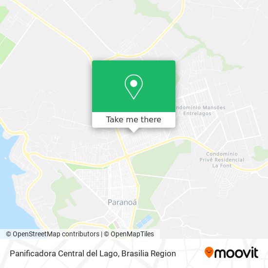 Panificadora Central del Lago map