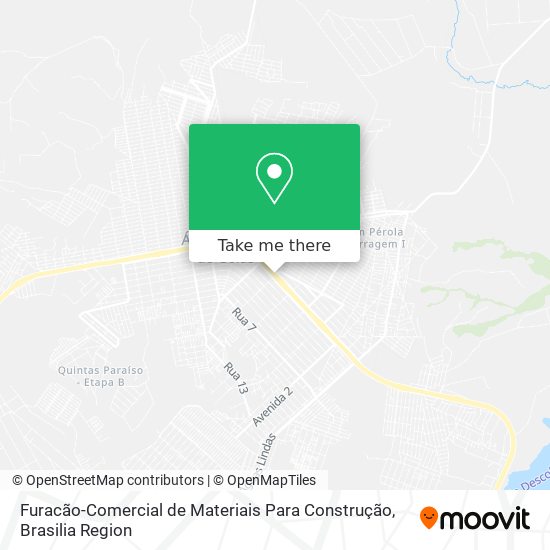 Furacão-Comercial de Materiais Para Construção map
