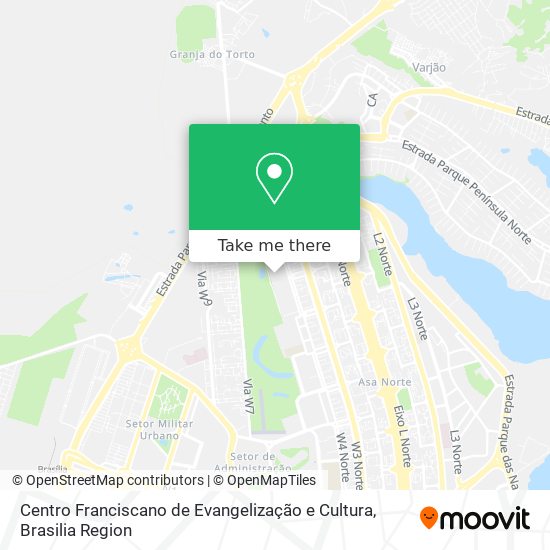 Centro Franciscano de Evangelização e Cultura map