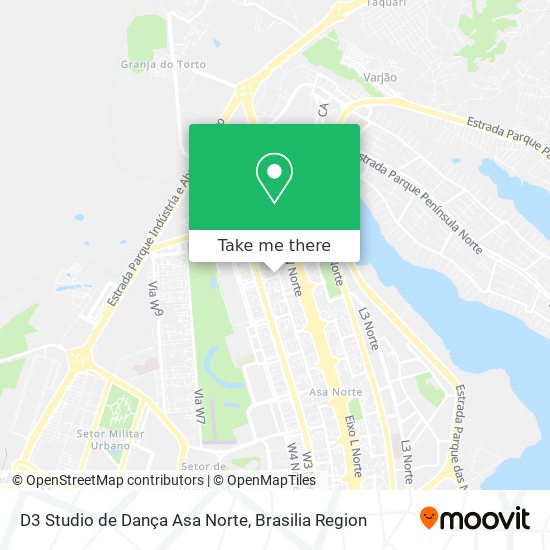 D3 Studio de Dança Asa Norte map