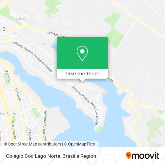 Colégio Coc Lago Norte map