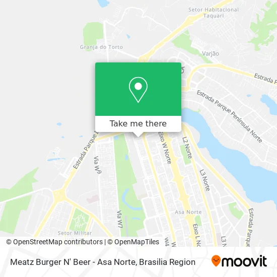 Meatz Burger N' Beer - Asa Norte map