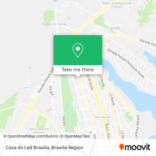 Casa do Led Brasília map