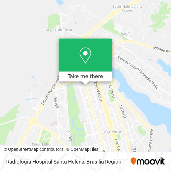 Radiologia Hospital Santa Helena map
