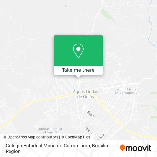Colégio Estadual Maria do Carmo Lima map