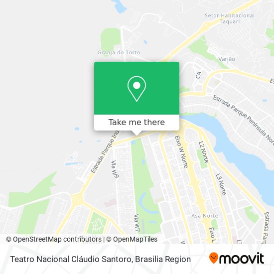 Teatro Nacional Cláudio Santoro map