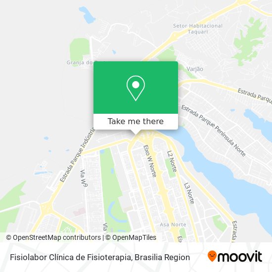 Fisiolabor Clínica de Fisioterapia map