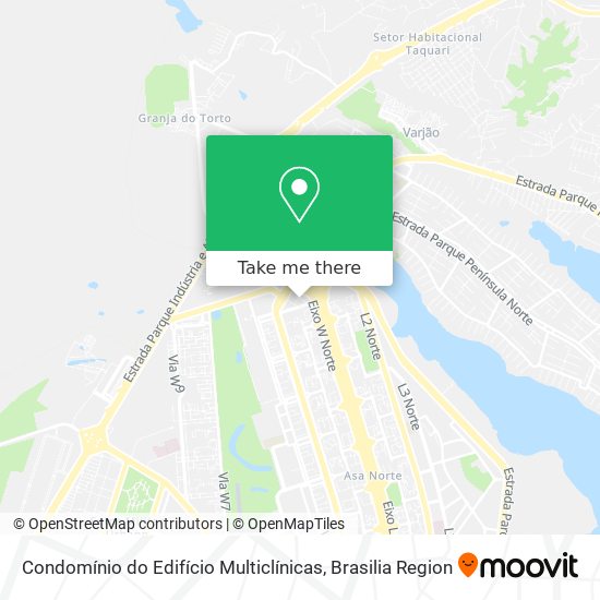 Condomínio do Edifício Multiclínicas map