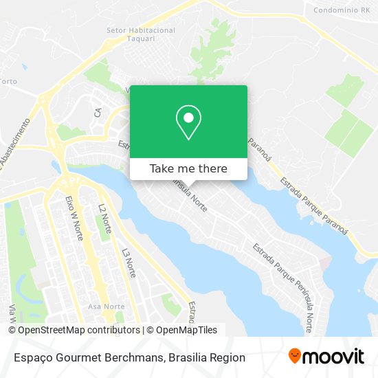 Espaço Gourmet Berchmans map