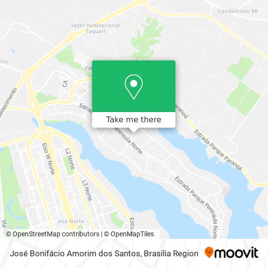 José Bonifácio Amorim dos Santos map