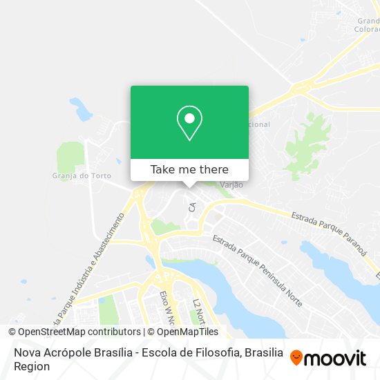 Nova Acrópole Brasília - Escola de Filosofia map
