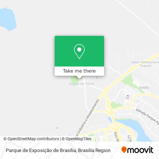 Parque de Exposição de Brasília map