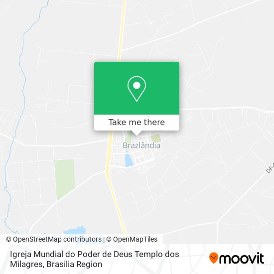 Igreja Mundial do Poder de Deus Templo dos Milagres map