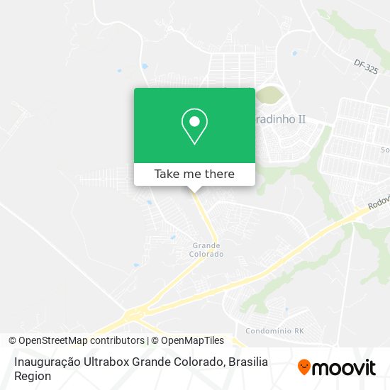 Inauguração Ultrabox Grande Colorado map