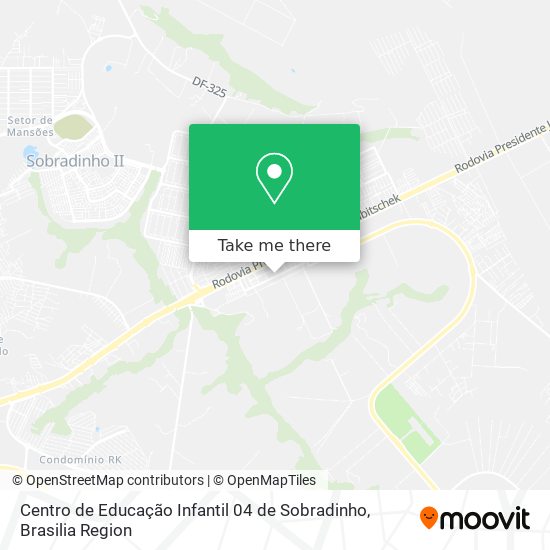 Centro de Educação Infantil 04 de Sobradinho map