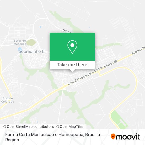 Farma Certa Manipulção e Homeopatia map