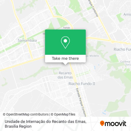 Unidade de Internação do Recanto das Emas map