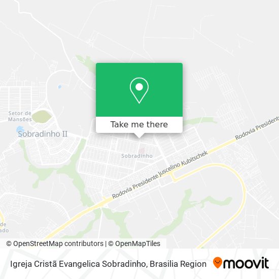 Igreja Cristã Evangelica Sobradinho map