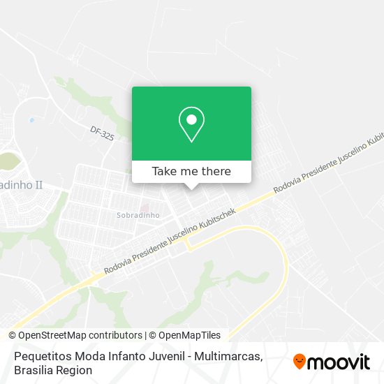Pequetitos Moda Infanto Juvenil - Multimarcas map