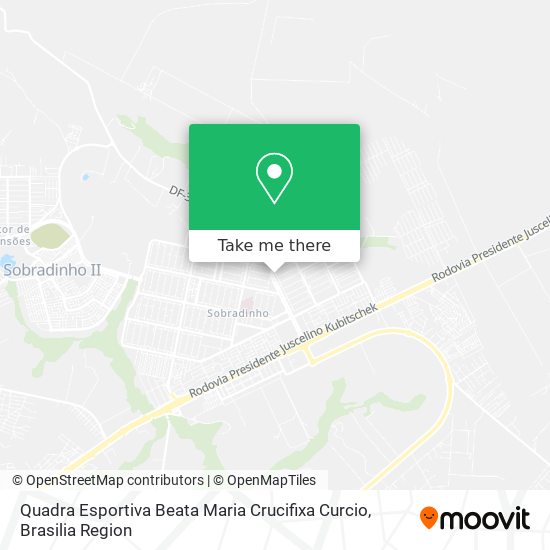 Quadra Esportiva Beata Maria Crucifixa Curcio map
