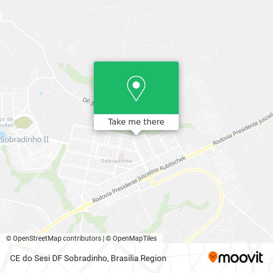 CE do Sesi DF Sobradinho map