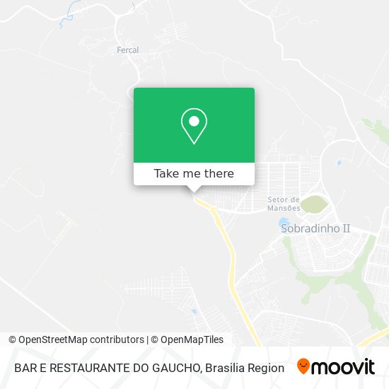 BAR E RESTAURANTE DO GAUCHO map