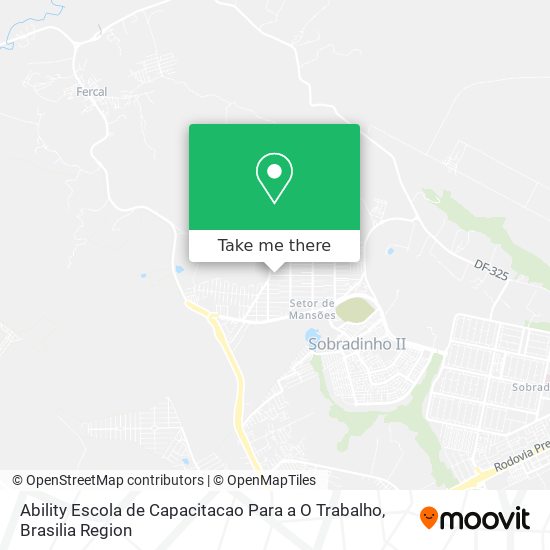 Ability Escola de Capacitacao Para a O Trabalho map